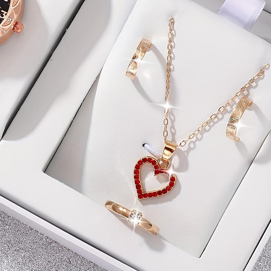 Gold Plated Gemstone Necklace Set