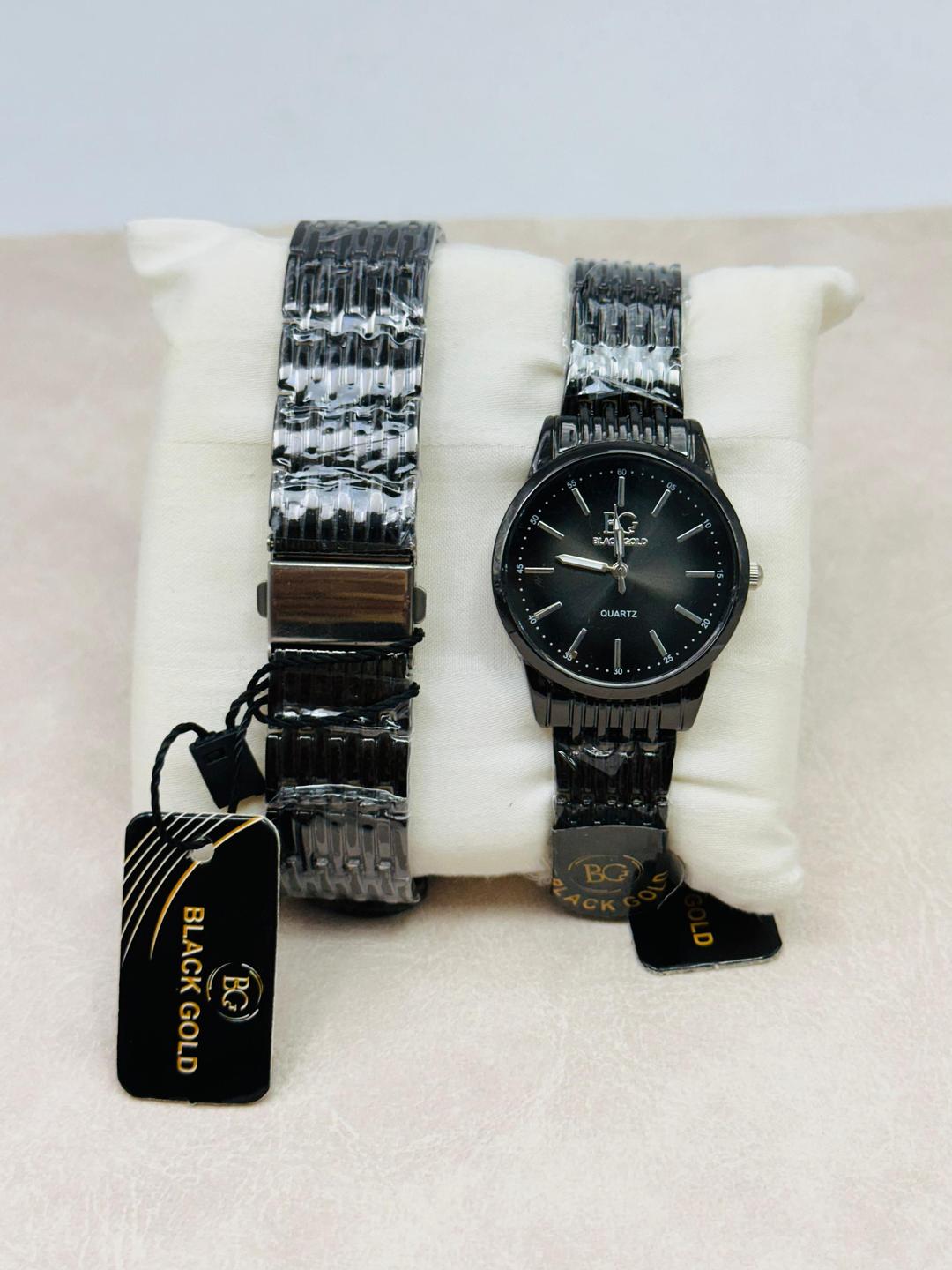 Stylish Unisex Analogue Couple Watches - 2 Pcs - Perfect for Both Men & Women